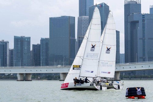 Knockout stage started at 2026 World Match Racing Tour – Macao Match Cup